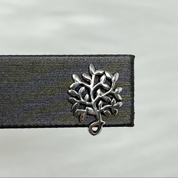 Sterling Silver Tree of Life Post Earrings - Picture 6 of 6